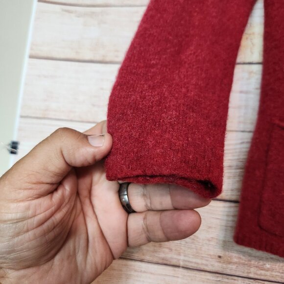 Eileen Fisher Women's Wool Coat Jacket Size XS Pockets Big Buttons Boxy READ - Picture 5 of 14